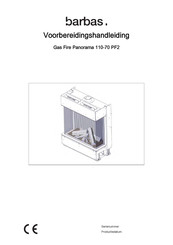 barbas Gas Fire Panorama 110-70 PF2 Handleiding