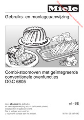 Miele DGC 6805 Gebruiks- En Montage-Aanwijzing