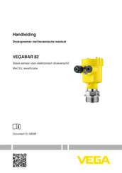 Vega VEGABAR 82 Handleiding