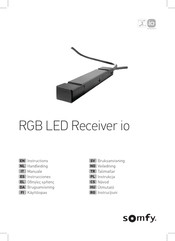 SOMFY RGB LED Receiver io Handleiding