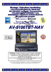 AutoVision AV-9100TBT-NAV Gebruikershandleiding