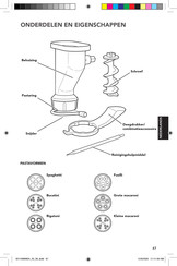 KitchenAid 5KSMPEXTA Gebruikershandleiding