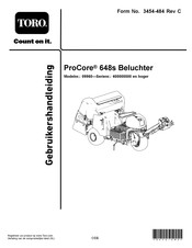 Toro ProCore 648s Gebruikershandleiding