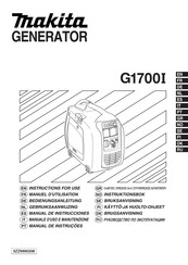 Makita G1700I Gebruiksaanwijzing