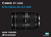 Canon EF24-105 mm f/4L IS II USM Handleiding