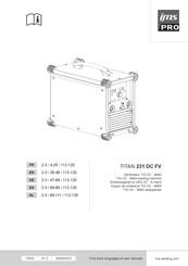 ims PRO TITAN 231 DC FV Gebruiksaanwijzing