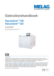 MELAG Vacuclave 118 Gebruikershandboek