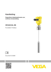 Vega VEGACAL 66 Handleiding