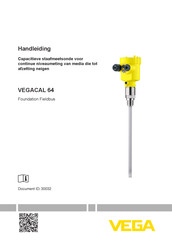 Vega VEGACAL 64 Handleiding