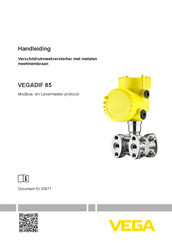 Vega VEGADIF 85 Handleiding