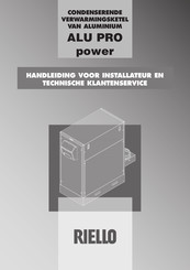 Riello ALU 115 PRO power Handleiding Voor Installateur