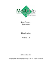 MedChip Solutions SpiroConnect Handleiding