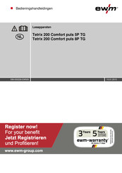 EWM Tetrix 200 Comfort puls 5P TG Bedieningshandleidingen