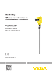 Vega VEGAFLEX 81 Handleiding