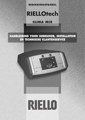 Riello RIELLOtech CLIMA MIX Handleiding Voor Gebruik