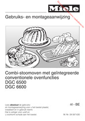 Miele DGC 6600 Gebruiks- En Montage-Aanwijzing