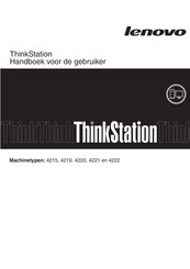 Lenovo ThinkStation 4215 Handboek