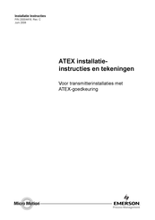 Emerson Micro Motion ATEX IFT9703 Installatiehandleiding