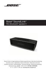 Bose SoundLink Mini II Gebruikershandleiding