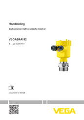 Vega VEGABAR 82 Handleiding