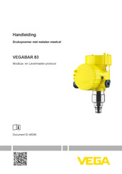 Vega VEGABAR 83 Handleiding