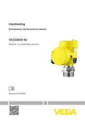 Vega VEGABAR 82 Handleiding