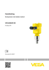Vega VEGABAR 83 Handleiding
