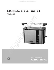 Grundig TA 5260 Gebruiksaanwijzing