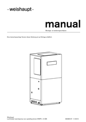 Weishaupt WWP L 12 IDK Montage- En Bedieningshandleiding