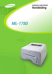 Samsung ML-1750 Handleiding