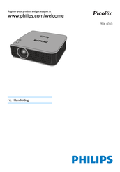 Philips PicoPix PPX 4010 Handleiding