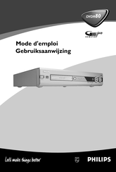 Philips dvdr80 Gebruiksaanwijzing