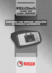 Riello tech CLIMA COMFORT Gebruikers- En Installateursinstructie