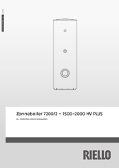 Riello 20136237 Installateurs Handleiding