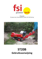 FSI power-tech ST20B Gebruiksaanwijzing