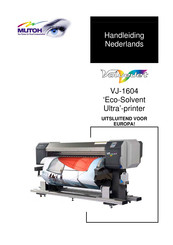 MUTOH Eco-Solvent Ultra ValueJet VJ-1604 Handleiding