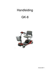 Shoprider GK-8 Handleiding