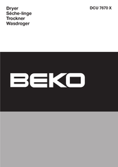 Beko DCU 7670 X Handleiding