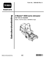 Toro 74311TE Gebruikershandleiding