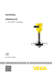 Vega VEGAPULS 63 Handleiding