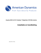 Tyco Security Products American Dynamics Illustra 600 Installatiehandleiding