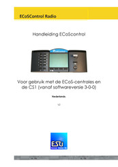 Esu ECoScontrol Radio Handleiding