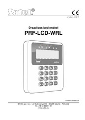 Satel PRF-LCD-WRL Handleiding