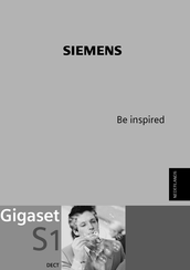 Siemens Gigaset S1 Handleiding