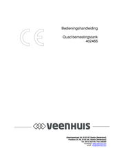 Veenhuis 402466 Bedieningshandleiding