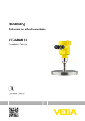 Vega VEGABAR 81 Handleiding