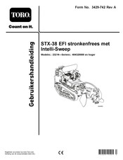 Toro STX-38 EFI Gebruikershandleiding