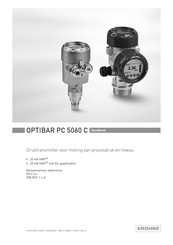 KROHNE OPTIBAR PC 5060 C Handboek