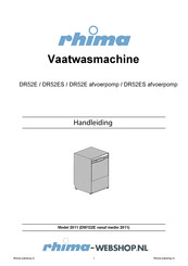 Rhima DR52E Handleiding