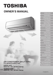Toshiba RAS-137SAV Series Gebruikershandleiding